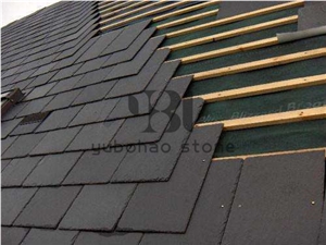P018 Black Wall Cladding Slate,Mushroom Stone