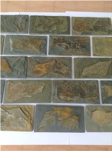 P020 Cheap Rusty Slate for Loose Stone Wall Decor