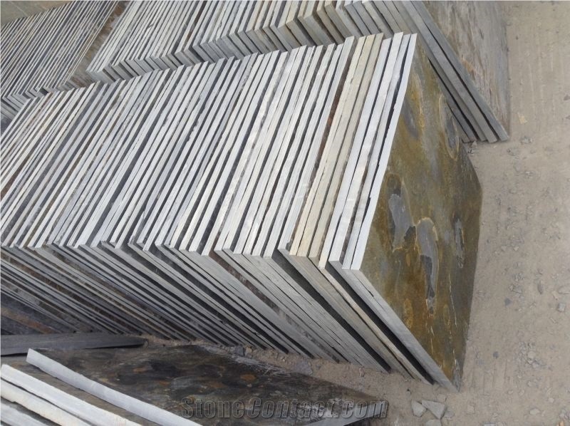 P020 Cheap Rusty Slate for Loose Stone Wall Decor