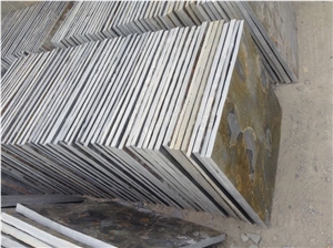 P020 Cheap Rusty Slate for Loose Stone Wall Decor