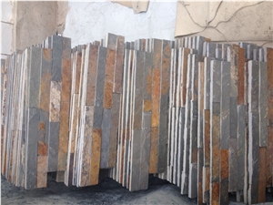 P020 Cheaper Rusty Slate Loose Stone Thin Veneer
