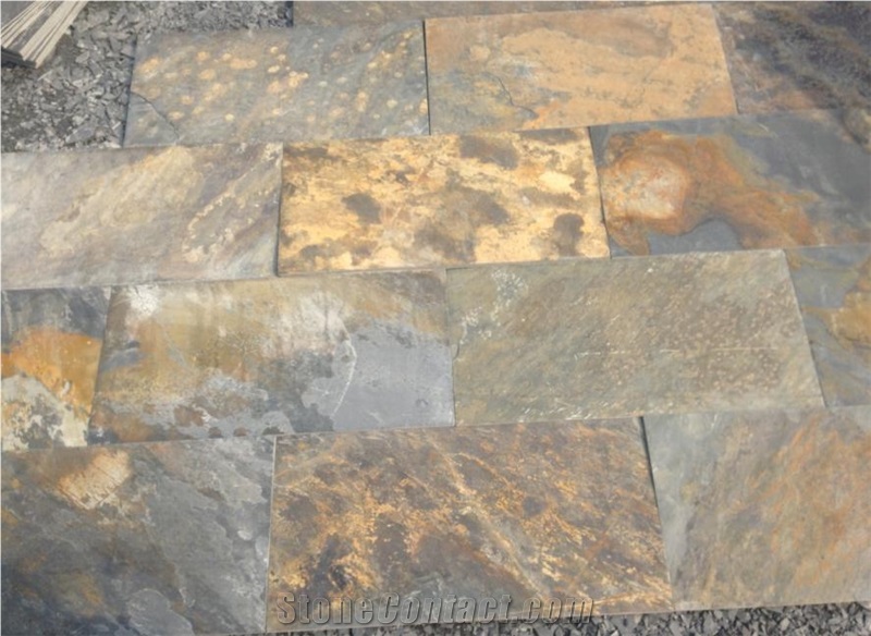 Rusty Slate for Wall Decor Loose Stone Thin Veneer