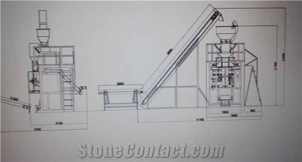 Automatic Packing Machine for Pebbles, Gravel
