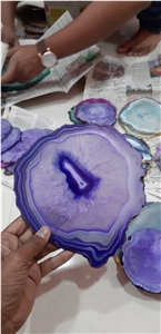 Large Natural Beautiful Agate Slices