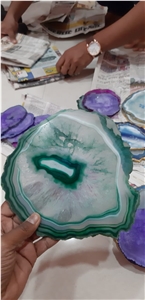 Large Natural Beautiful Agate Slices