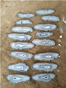 Natural Antique Agate Slices in Wholesale - India