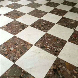 Colorful Stone Rain Pebble Granite Slab