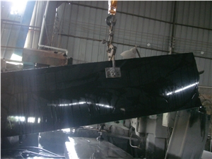 Indian Absolute Black Polished Flamed Granite