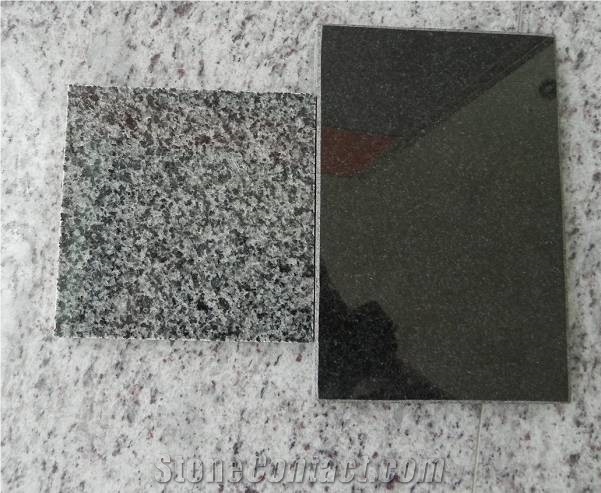 Indian Absolute Black Polished Flamed Granite