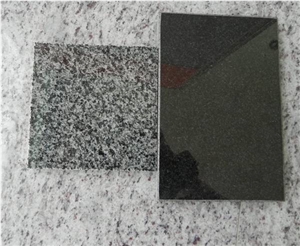 Indian Absolute Black Polished Flamed Granite