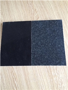 Indian Absolute Black Polished Flamed Granite