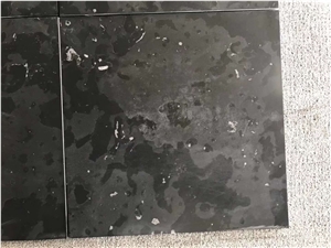 Shaolin Black Limestone Honed Slabs,Wall Tiles