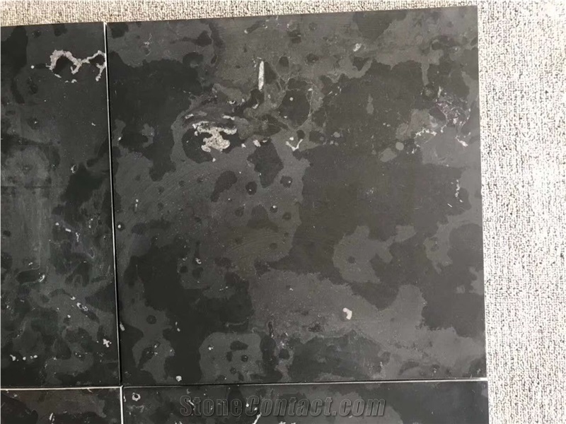 Shaolin Black Limestone Honed Slabs,Wall Tiles