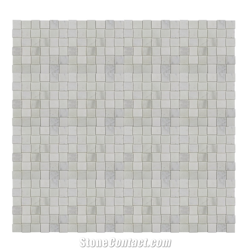 3d Wall Marble Colored Square Mosaic Tile