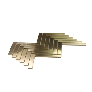 Antique Copper Mixed Gold Foil Mosaic