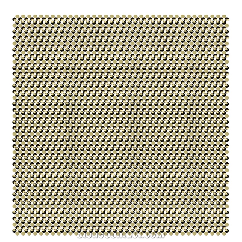 Copper Metal Wall Mosaic Wall Tile