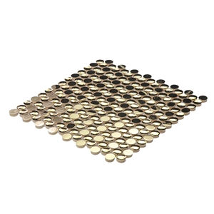 Copper Metal Wall Mosaic Wall Tile