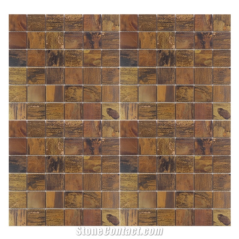 Copper Metallic Mosaic Tile