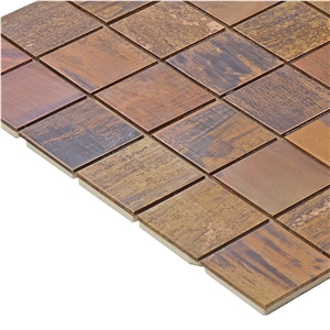 Copper Metallic Mosaic Tile