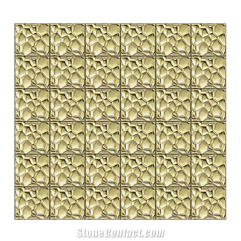 Copper Mosaic for Wall