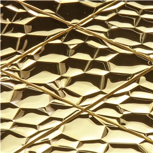 Copper Mosaic for Wall