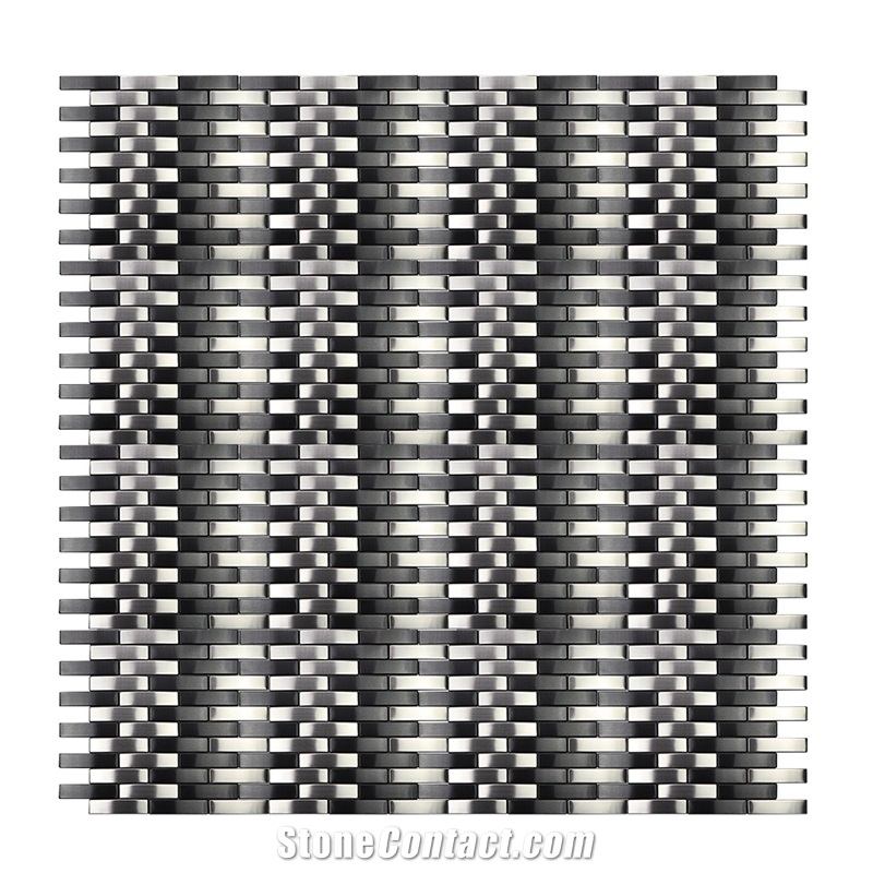 Made in China Silver Color Strip Mosaic