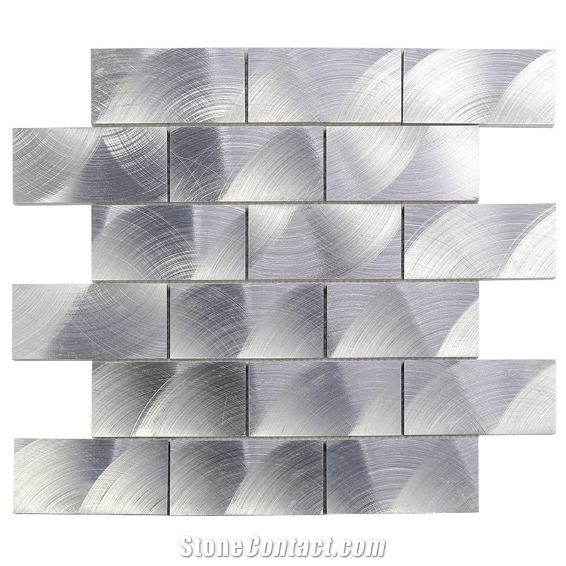 New Style Aluminium Alloy Brick Mosaic Tiles