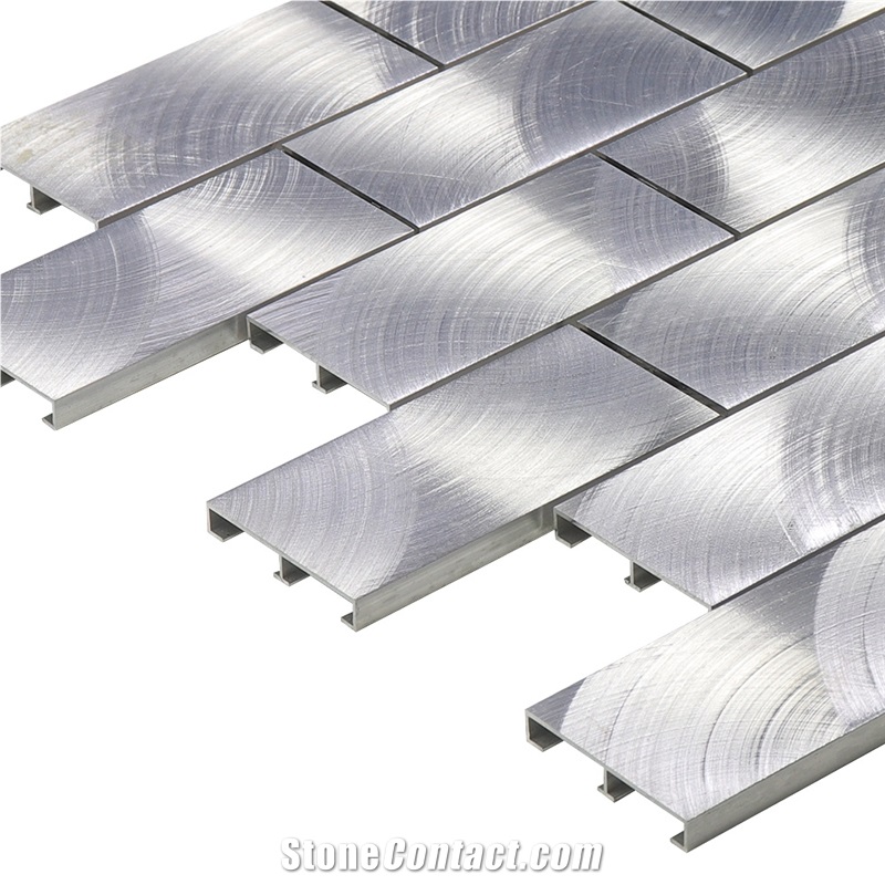 New Style Aluminium Alloy Brick Mosaic Tiles