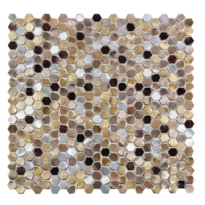 New Style Aluminium Alloy Circle Mosaic Tiles