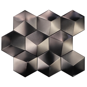 Pattern Metal Stainless Steel 304 Mosaic Tiles