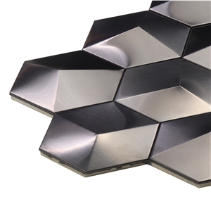 Pattern Metal Stainless Steel 304 Mosaic Tiles