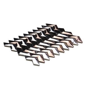 Wall Metal Series Tile Aluminium Alloy 3d Mosaic