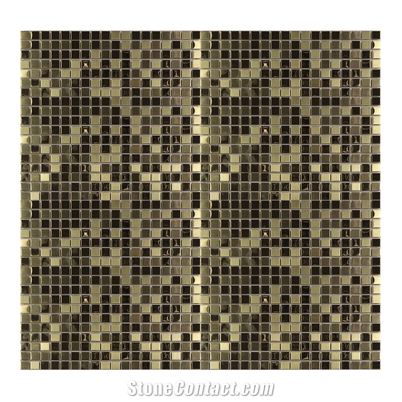 Wholesale Metal Tiles Square Mosaic Tile