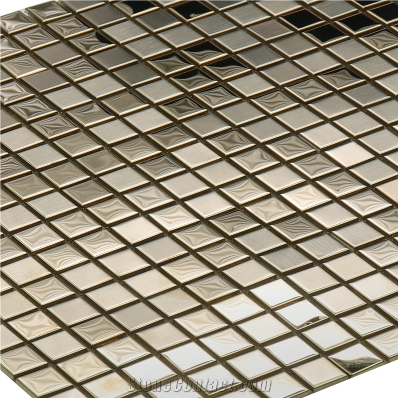 Wholesale Metal Tiles Square Mosaic Tile