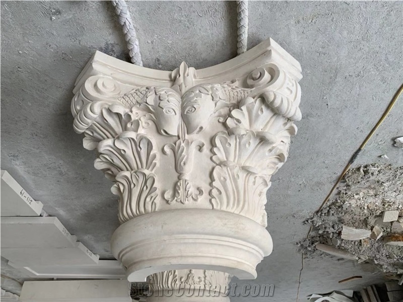 Column Capitals Tops Hand Engraving