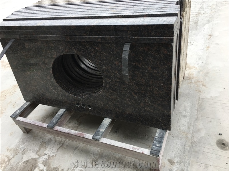 Tan Brown Granite Vanity Top Countertop