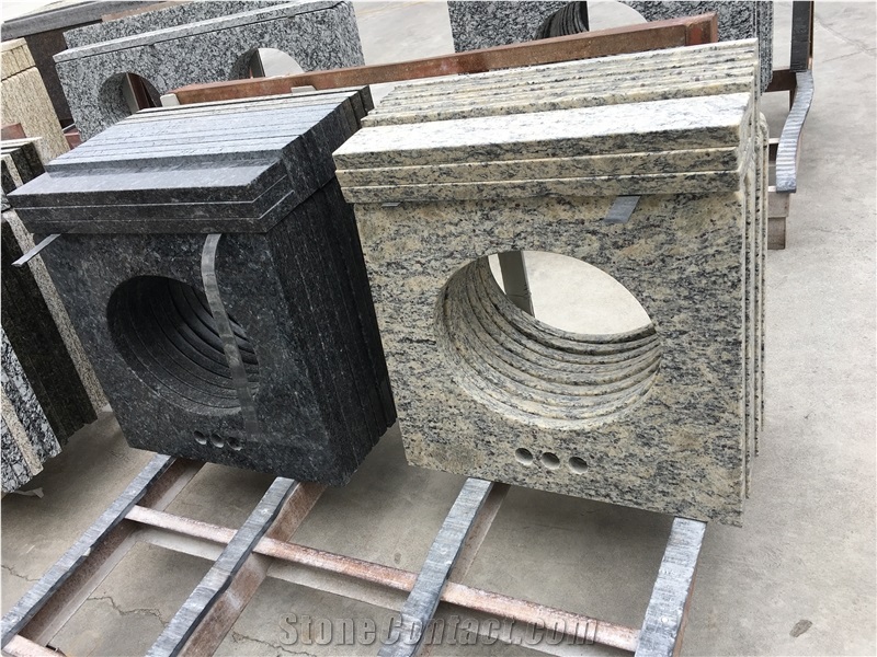 Tan Brown Granite Vanity Top Countertop