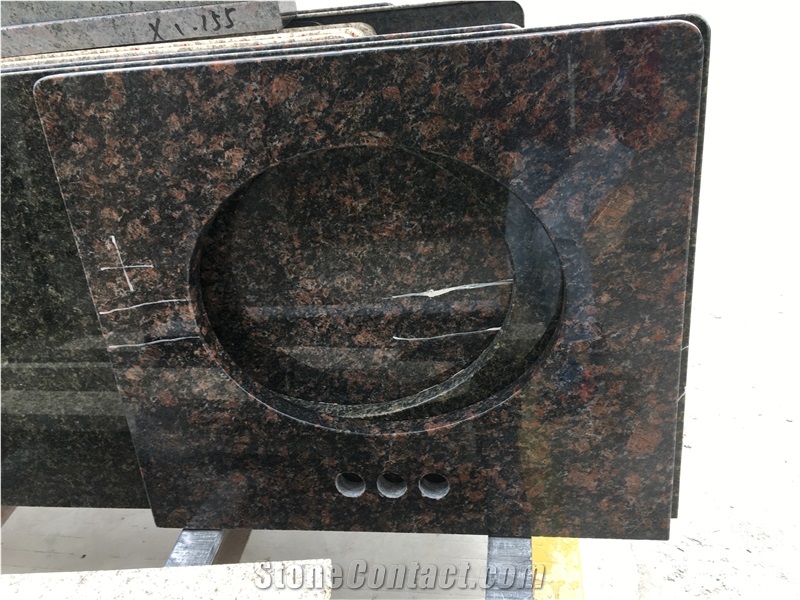 Tan Brown Granite Vanity Top Countertop