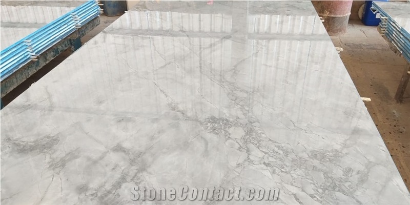 Super White Calacatta Marble Slabs
