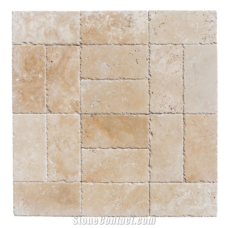 Classic Light Travertine Pavers