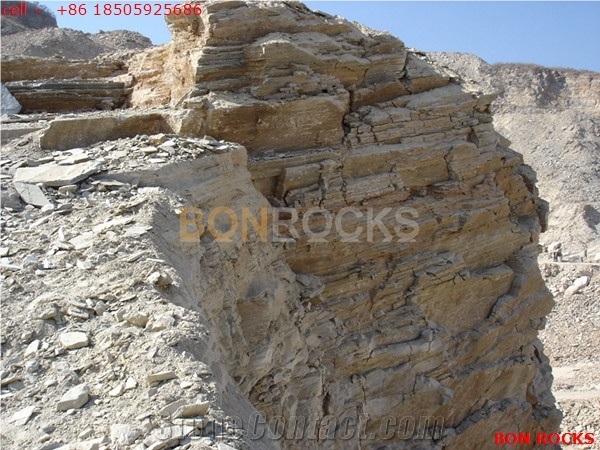 Black and Rust Slate Quarry and Block