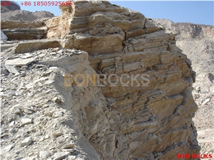 Black and Rust Slate Quarry and Block