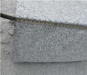 China Honed Grey Sesame Granite Slab and Tile