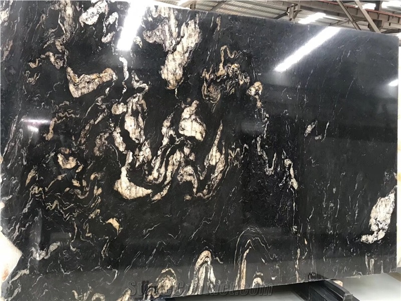 Cosmic Black Granite Stone Restaurant Tables