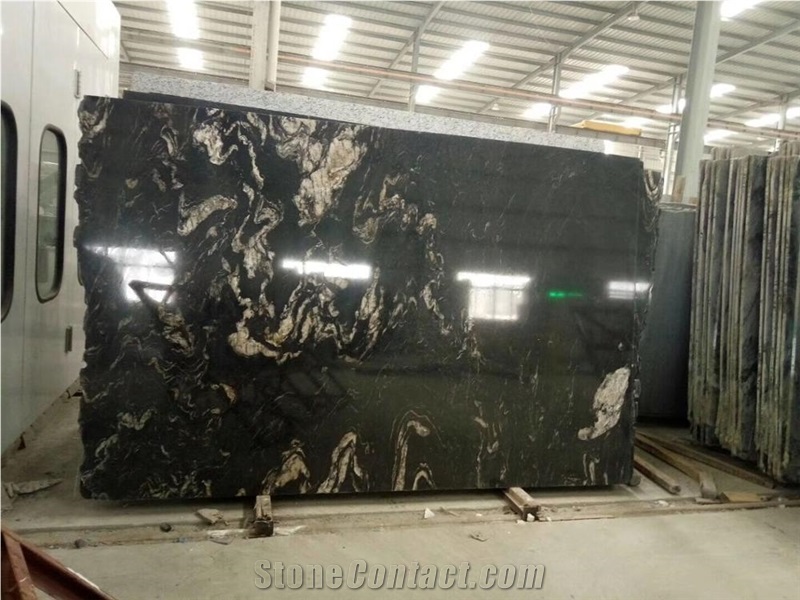 Cosmic Black Granite Stone Restaurant Tables
