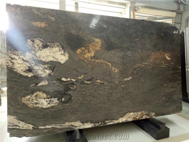 Cosmic Black Granite Stone Restaurant Tables