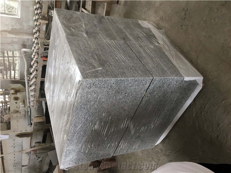 Polished China Bianco Sardo Granite Floor Tile