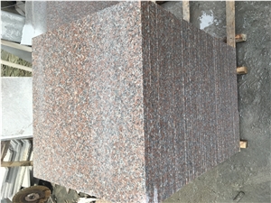 Polished China Wu Lian Red Granite Floor Tile