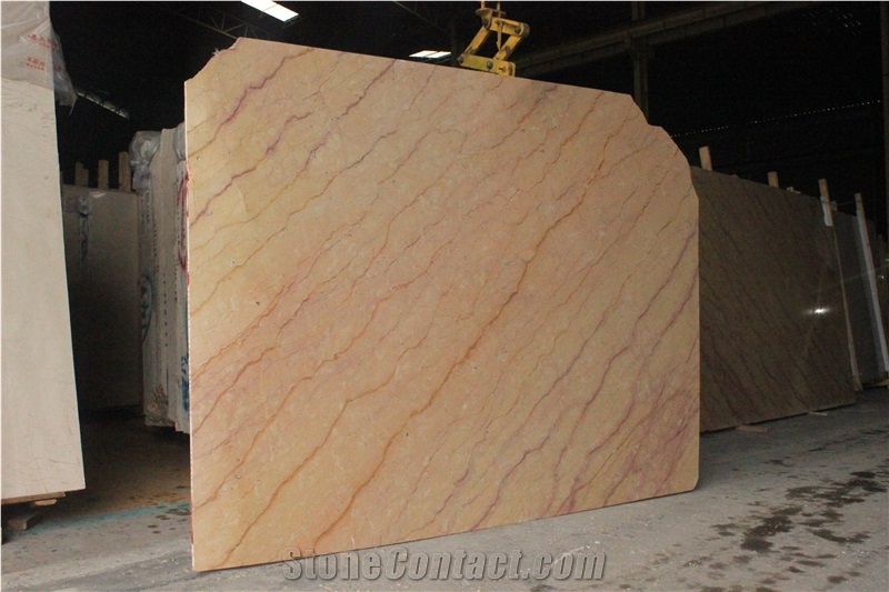 Quarry Owner Gold Royal Botticino Shayan Marble Slab
