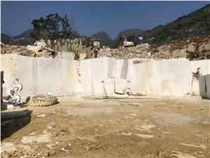 Silver Oman Grey Marble Quarry Blocks in Stock